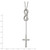 FJC Finejewelers Stainless Steel Cross Infinity Adjust. to 25in Slipon Necklace 25 Inches x 16 mm GQSRN2573Y