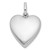 FJC Finejewelers Sterling Silver Enamel Rose Heart Swing Charm Locket 29 mm x 19 mm GQQLS1101T