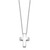Sentimental Expressions Sterling Silver CZ Good and Perfect Cross 22in Necklace 22 Inches x 18 mm GQQSX726T