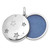 FJC Finejewelers Sterling Silver Rhodium Plated CZ Stars Swing Charm Locket 27 x 20 mm GQQLS1081T