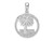 FJC Finejewelers Sterling Silver d Jamaica with Palm Tree Cut-out Disc Charm 26 x 18 mm GQQC10211T