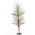 5.75' Pre-Lit Black Birch Artificial Tree, LED Warm White Lights