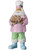 16.5" Pink and Brown Pastel Gingerbread Chef Christmas Figurine