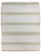 Opal House Gold & Ivory Stripe Christmas Tablecloth, Table Cloth 60x84 Obl