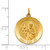 FJC Finejewelers 14 kt Yellow Gold Saint Matthew Medal Charm 27 x 19 mm GQXR626A