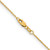 FJC Finejewelers 14 kt Yellow Gold Bright Cut Cable Chain 18 Inches x 1.05 mm GQ134018A