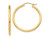 FJC Finejewelers 10 kt Yellow Gold Polished 2mm Lightweight Tube Hoop Earrings 30 mm x 31 mm GQ10T914LW