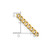FJC Finejewelers 14 kt Yellow Gold Flat Beveled Curb Chain 24 Inches x 2.3 mm GQ130624A