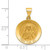 FJC Finejewelers 14 kt Yellow Gold Polished and Satin St Theresa Medal Hollow Charm 22 x 19 mm GQXR1385A