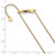 FJC Finejewelers 10 kt Yellow Gold Spiga Adjustable .8mm Wheat Chain 30 Inches x 5.25 mm GQ527830W