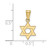 FJC Finejewelers 10 kt Yellow Gold Star of David Charm 18 x 11 mm GQ10XR418W