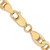 FJC Finejewelers 14 kt Yellow Gold Concave Anchor Chain 9 Inches x 6.25 mm GQ13189A