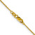 FJC Finejewelers 14 kt Yellow Gold Bright Cut Rolo Chain 20 Inches x 1.25 mm GQ721220A