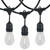 48 Foot LED Filament S14 Suspended Edison Outdoor Market Patio String Lights