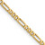 FJC Finejewelers 14 kt Yellow Gold 1.8mm Flat Figaro Chain Anklet 10 Inches x 1 mm GQ129410A