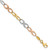 FJC Finejewelers 10 kt Tri Color Gold Tri-color Infinity Symbol Link Bracelet 7.5 Inches GQ10LF119875BH