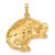 FJC Finejewelers 10 kt Yellow Gold Bass Fish Jumping Charm 30 x 27 mm GQ10C3417W