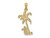 FJC Finejewelers 10 kt Yellow Gold Palm Tree with Cactus Charm 20 x 11 mm GQ10K7157W