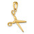 FJC Finejewelers 10 kt Yellow Gold 3-D Moveable Scissors Charm 24 x 12 mm GQ10C3118W