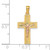 FJC Finejewelers 10 kt Two Tone Gold Two-Tone Latin Crucifix Charm 24 x 12 mm GQ10K9057BF