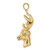 FJC Finejewelers 10 kt Yellow Gold 3-D Deer Head Charm 39 x 18 mm GQ10K6568W