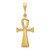 FJC Finejewelers 10 kt Yellow Gold Egyptian Ankh Cross Charm 36 x 15 mm GQ10C2738W