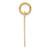 FJC Finejewelers 14 kt Yellow Gold Medium Script Letter T Initial Charm GQYC660TA