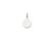 FJC Finejewelers 14 kt White Gold Personalized Plain .009 Gauge Round Engravable Disc Charm 16 x 10 mm GQXWM13509B