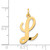 FJC Finejewelers 14 kt Yellow Gold Large Script Letter L Initial Charm GQYC662LA
