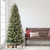7.5' Pre-Lit LED Frosted Slim Berry Spruce Artificial Christmas Tree, Warm White Lights