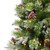 7.5' Pre-Lit LED Frosted Slim Berry Spruce Artificial Christmas Tree, Warm White Lights