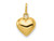 FJC Finejewelers 14 kt Yellow Gold Polished 3-D Puffed Heart Charm 8 mm GQYC1211A