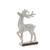Carved Reindeer Christmas Tabletop Decorations - 14.5" - Set of 2