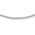 FJC Finejewelers 14 kt White Gold Link White 1.5mm Bright Cut Neckwire Necklace 16 Inches x 1 mm GQ133116B