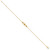 FJC Finejewelers 14 kt Yellow Gold Cable Polished Fancy Link 9in Plus 1 in ext. Anklet 9 Inches x 22 mm GQANK3329A