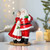 11.75" Mrs. Claus Kissing Santa Christmas Figurine