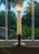 Set of 4 Christmas Window Candle Lamps with Weighted Base 9"