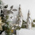 Sequined Layered Leaves Christmas Cone Tree - 26" - Platinum and Champagne Finish