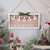 15.75" Framed Rustic "Merry Christmas" Beaded Wooden Wall Sign