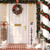 35" Plaid "Merry Christmas" Porch Board Sign Decoration with Large Jingle Bell
