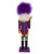 16.25" Purple and Gold Pride Christmas Nutcracker
