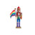 13" Gold and Purple Christmas Nutcracker with Pride Flag