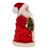 10.75" Lighted Red Santa Christmas Tree Topper, UL Clear Lights