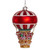 Pack of 8 Red and White Hot Air Balloon Christmas Ornaments 6.5"