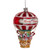 Pack of 8 Red and White Hot Air Balloon Christmas Ornaments 6.5"