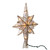 10.75" Lighted Gold Star Christmas Tree Topper, Clear Lights