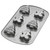 Wilton 6 Cavity Mini Cake Pan Mold, Christmas Tree & Gingerbread-Man Baking Pan