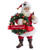 10.5" Battery Operated Coke Santa with Lighted Wreath Christmas Tabletop Figurine