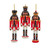 Club Pack of 24 African American Nutcracker Christmas Ornaments 6"
