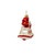 Set of 8 "40th Anniversary" Bell Christmas Ornaments 4.5"